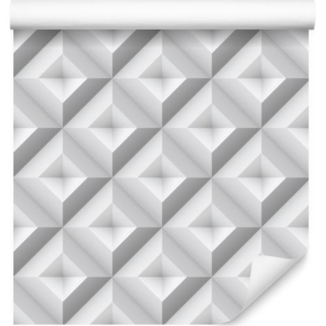 Papel pintado 3D con estampado geométrico abstracto para salón y dormitorio, 50x1000 cm. (1/5)