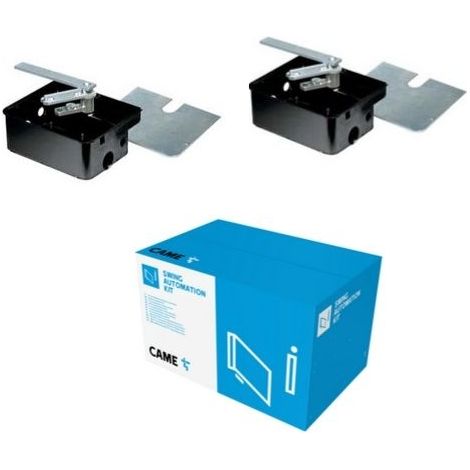 KIT 2PCS Cataphoresis Basement Gate Foundation Boxes CAME U1985 FROG-CFN