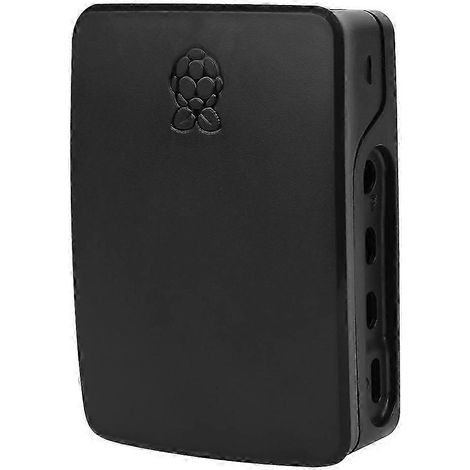 Einrastbare ABS-Schutzhülle für Raspberry Pi 4B, Schwarz, Korrosionsbeständig, Präzise Aussparungen, Stoßfeste Hülle (1/4)