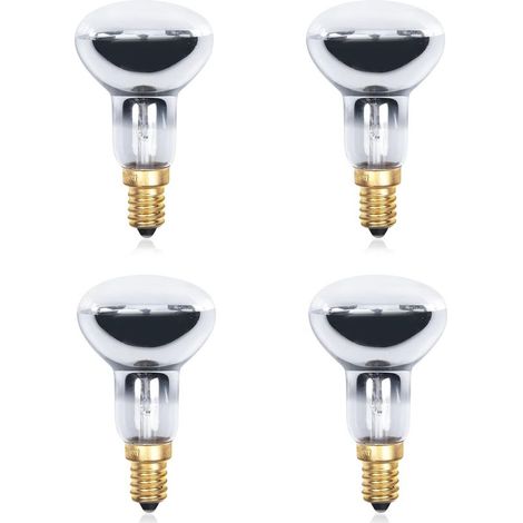 25W R39 E14 Ampoule Lampe à Lave, Ampoule Pour Lampe à Lave R39 Réflecteur 260lm, lot de 4