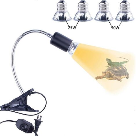 Lampe pour reptiles, ampoule UVB, luminaire UVB pour reptiles, lampe pour reptiles, lampe pour tortues aquatiques