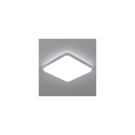 Toolight 30W LED-Deckenleuchte, 2700 lm, 4500 K, moderne quadratische LED-Deckenleuchte, geeignet für Bad, Küche, Schlafzimmer, Wohnzimmer, Balkon, Flur, Ø 24,8 cm - Crezuo