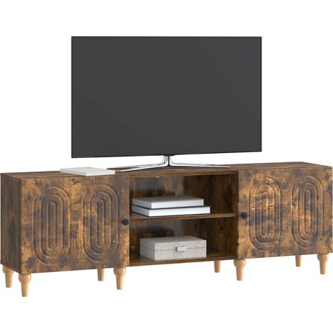Maison Exclusive - Mobile TV Rovere Fumo 150 x 31 x 50 cm Legno ingegnerizzato