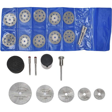 Kit de 60 mini disques de coupe pour le travail du bois (1/4)