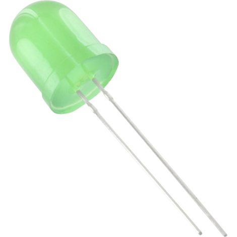TRU COMPONENTS 1577364 LED bedrahtet  Grün Rund 10 mm 3250 mcd 50 ° 20 mA