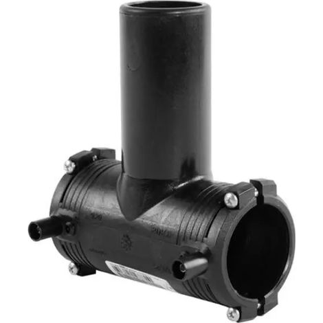 Raccordoo a t elettrosaldabile in polietilene serie wavin monoline pe 100 ø125 pn16 WAVIN
