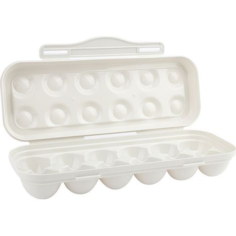 Boîte de rangement pour œufs, support à œufs avec couvercle, boîte de rangement pour la cuisine et la maison (1/5)