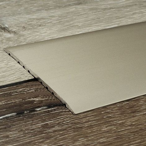 PROVISTON Übergangs- & Ausgleichsprofil Aluminium 80 x 3.5 x 1000 mm Bronze Hell Bodenprofil Metallprofil Übergangsschiene