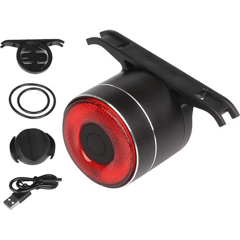 Feu Stop pour Vélo - Feu Arrière LED Intelligent pour Vélo - De Frein (1/5)