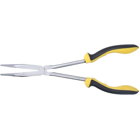 SK-285B Pince à bec long courbé de 11 pouces, pince à bec long courbé à 60 degrés pour travaux de réparation manuelle. (1/5)