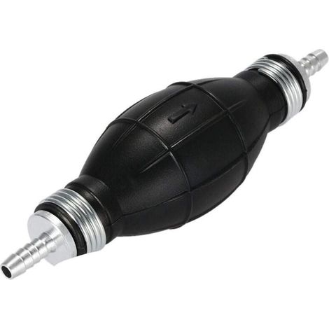 Bomba de combustible manual con cebador de 8 mm para barco, de aleación, para gasolina y diésel, universal, para gasolina, aceite, agua, transferencia de combustible, para automóvil y jardín, NPTERBL (1/4)