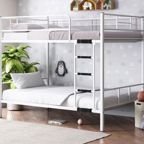 Coussinet Échelle Lit Superposé - Feutre Doux + Éponge Rembourrée - Pour Échelles Métal/Bois Standard - 4 Pièces avec 8 Sangles Réglables (1/5)