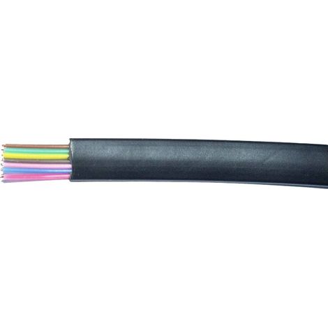 econ connect MPFK8SW Câble en nappe noir 100 m C891052