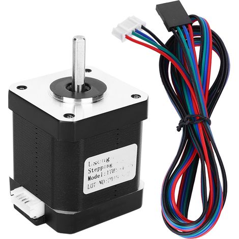 Moteur pas à pas 17HS8401S 17, 4 fils, fournitures électriques de remplacement pour imprimante 3D (1/5)