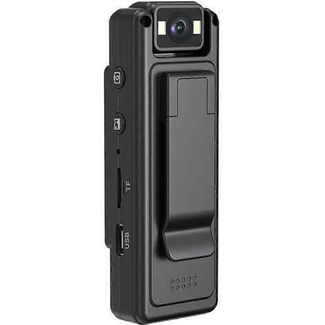 Caméra corporelle Wi-Fi avec enregistrement HD 1080p. écran 1.3 pouce. enregistrement en boucle. autonomie de 8 heures. caméra portable pour la police. (1/5)