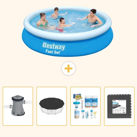 Bestway Bestway Fast Set Ronde - 366x76 cm - 5-pièces S238 (1/5)