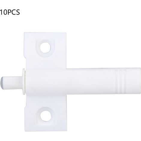 10 geräuschlose ABS-Türdämpfer für Schrank-/Kleiderschranktüren (weiß) (1/5)