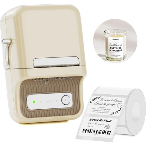 Der Bluetooth-Etikettendrucker B21 wird mit Etikettenpapier, einer funktionsreichen App (mit 120 Schriftarten und über 1600 Symbolen) und Etiketten mit einer Breite von 20 bis 50 Millimetern geliefert (1/5)