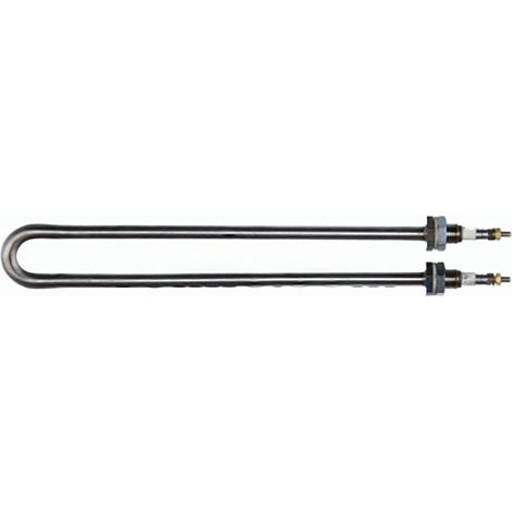 Resistencia Hostelería 1000W 220V  Longitud 290mm  Para Vitrinas Calienta Tapas y Baño María  Blindaje Inoxidable