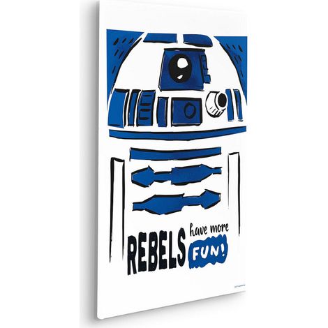 Tableau intissé Star Wars - R2D2 (1/3)
