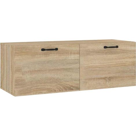 Maison Exclusive - Mobile Pensile Rovere Sonoma 100x36,5x35 cm Legno Multistrato (1/5)
