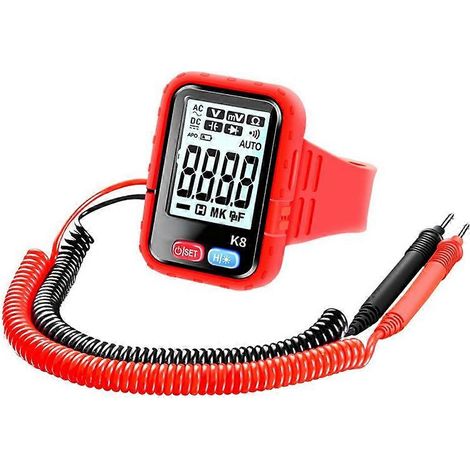 Multimètre numérique portable de poignet pour travaux en haute altitude, testeur de résistance et de continuité rechargeable (1/5)