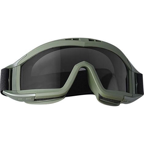 Lunettes de motocross - Protection des verres anti-buée - Revêtement résistant aux UV - Sangle élastique réglable - Monture résistante aux chocs - Équipement d'équitation Clear Vision pour Dirt Bike (1/5)