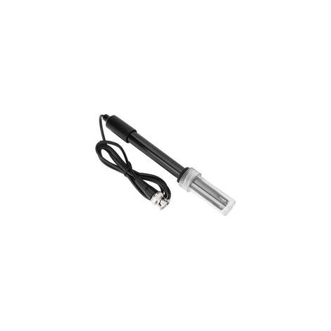 pH-mètre électronique pour aquarium Ulisem - Sonde de capteur de pH ABS 0-14 pH, haute sensibilité, haute précision, alimentation industrielle précise et fiable