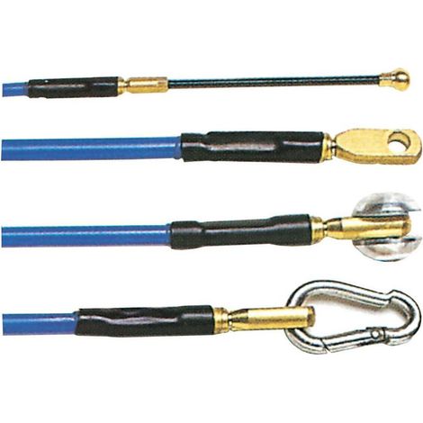 Œillet de 6 mm ATM + mousqueton pour rails de guidage série 78