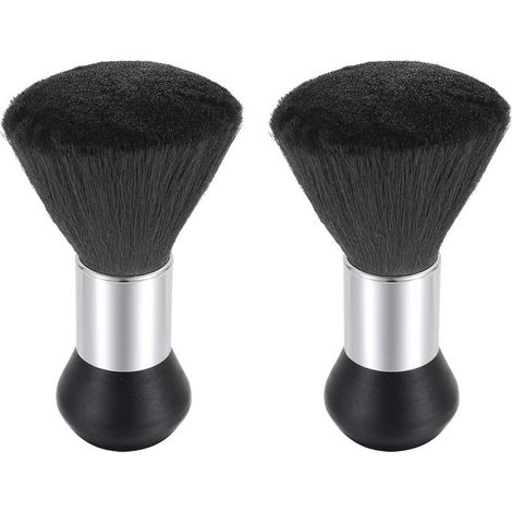 Nackenbürste – Professionelle Bartbürste für Rasur und Haarstyling – Hochdichte Nylonfasern – 18,5 x 1,2 cm – 2er-Pack (1/5)