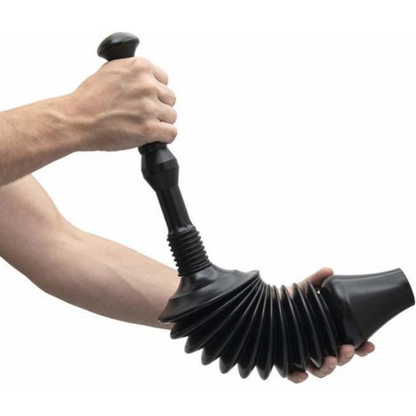 Piston de Toilette, Déboucheur Puissant Pour Déboucher les Canalisations, 60 X 13 Cm, Dia 5 Cm, Noir (1/5)