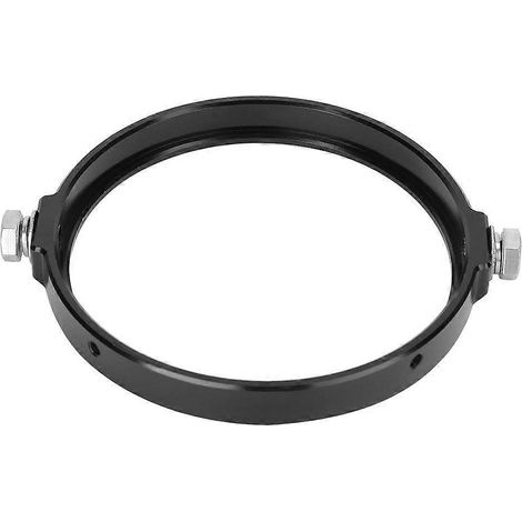 Support de phare rond universel de 5,75 pouces en alliage d'aluminium pour conversions de motos, noir (1/5)