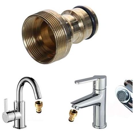 Stück Schlauchmischer-Wasserhahnverbinder, Wasserrohradapter, Universalverbinder, Wasseranschlüsse, Gartenbewässerungswerkzeuge A1 - (1/5)