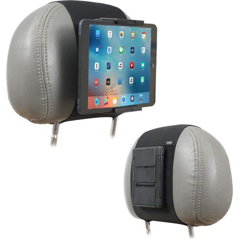 Car Headrest Mount Holder for Phones and Tablets, Fits 5-10.5 Inch Screens (1/5)