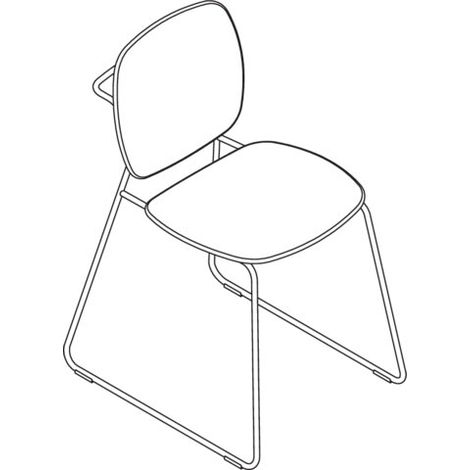 HEWI 950.51.31040 90 Chaise de salle de bain, H:812 mm, L:455 mm (1/2)
