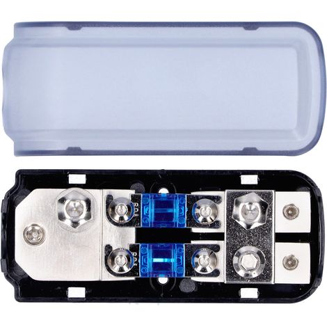 2-Wege-Sicherungskasten, 1 Eingang, 2 Ausgänge, Verteilerblock für Auto, Yacht, Boot, Stereoanlage, Audio-Modifikation (1/5)