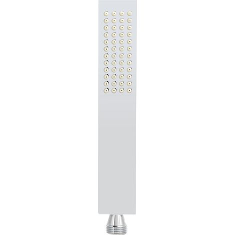 Douche à main carrée plate G1/2 en cuivre, pommeau de douche pour salle de bain, pulvérisateur pour maison et hôtel