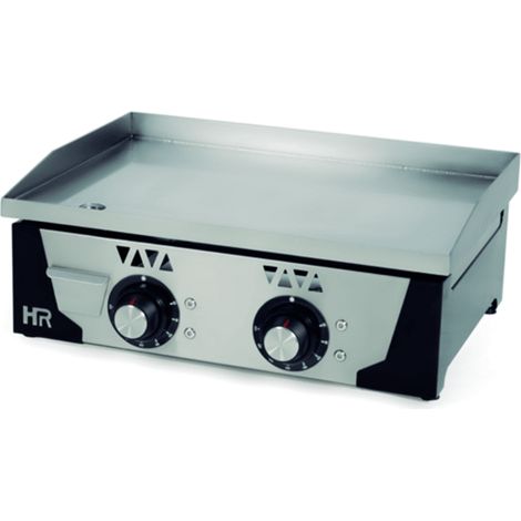 Plancha électrique L 600 mm - Acier rectifié 15 mm - HR Fainca