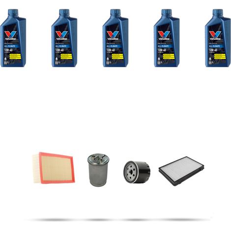Kit tagliando 4 FILTRI e 5L OLIO compatibile con Land Rover Freelander I (L314) 2.0 72kw dal 1998 (1/5)