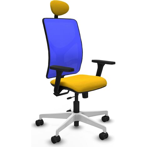 Silla de oficina piqueras y crespo Motilla azul espuma alta densidad (1/2)