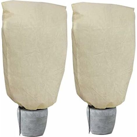 Housse de Protection pour Plantes, Housse d'hivernage économique Grande Capacité (2 Pack) - 100 x 80 cm (1/5)