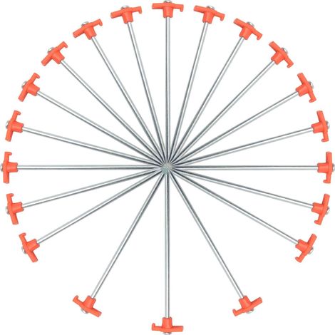 Camping-Heringe Bodenanker für Campingzelt, Prärie, 20 Stück, starke Outdoor-Planenheringe zum Wandern, Strand, Garten, Berg (1/5)