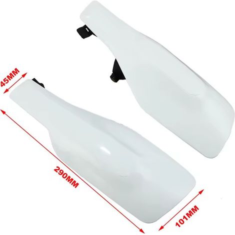 Modified windscreen handguards for off-road motorcycles, Husqvarna crash protection handguards, Kvis K18 Hengjian handguards