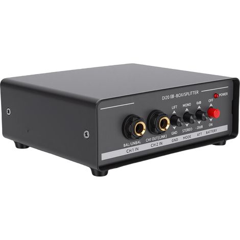 Boîtier DI, distributeur, répartiteur, appareil de traitement de signal actif multifonctionnel professionnel, convertisseur symétrique double canal, élimination du bruit (1/5)