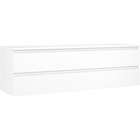 Mexen Orio mobile da bagno sottolavabo 160 cm con piano, 2 cassetti, bianco opaco - 91A10-16047-2-BFFC01 (1/5)