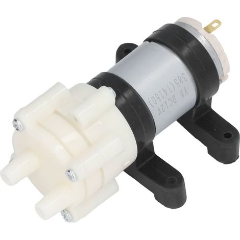 Pompe à membrane pour aquarium, hauteur de refoulement de 3 mètres, 12 V CC, R385. (1/5)