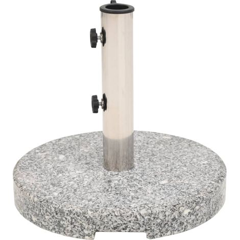 INLIFE Socle de parasol Granite Rond 20 kg (1/5)