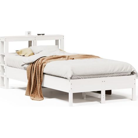 Maison Exclusive - Letto senza Materasso Bianco 120x200 cm Legno Massello di Pino