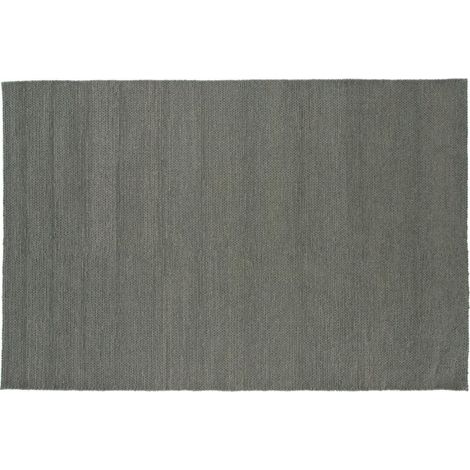 Tapis Tressé en Laine "Marta" 250x350cm Vert (1/5)