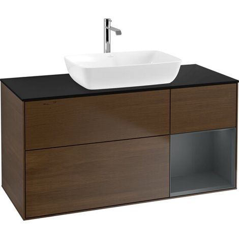 Villeroy & Boch F832HGGN Armoire sous-lavabo Finion F83 (1/2)
